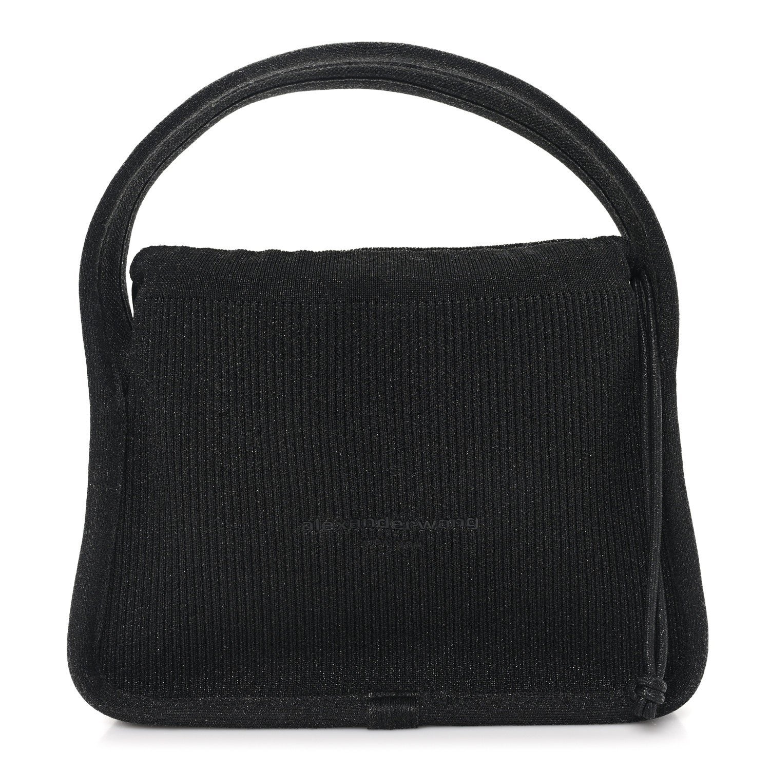 Alexander Wang Alexander Wang Ribbed Knit Small Ryan Bag Black