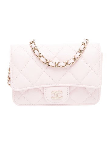 Quilted Card Holder on Chain