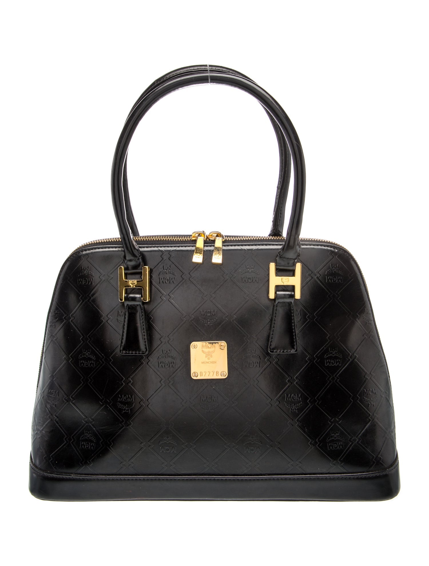 Leather Top Handle Bag