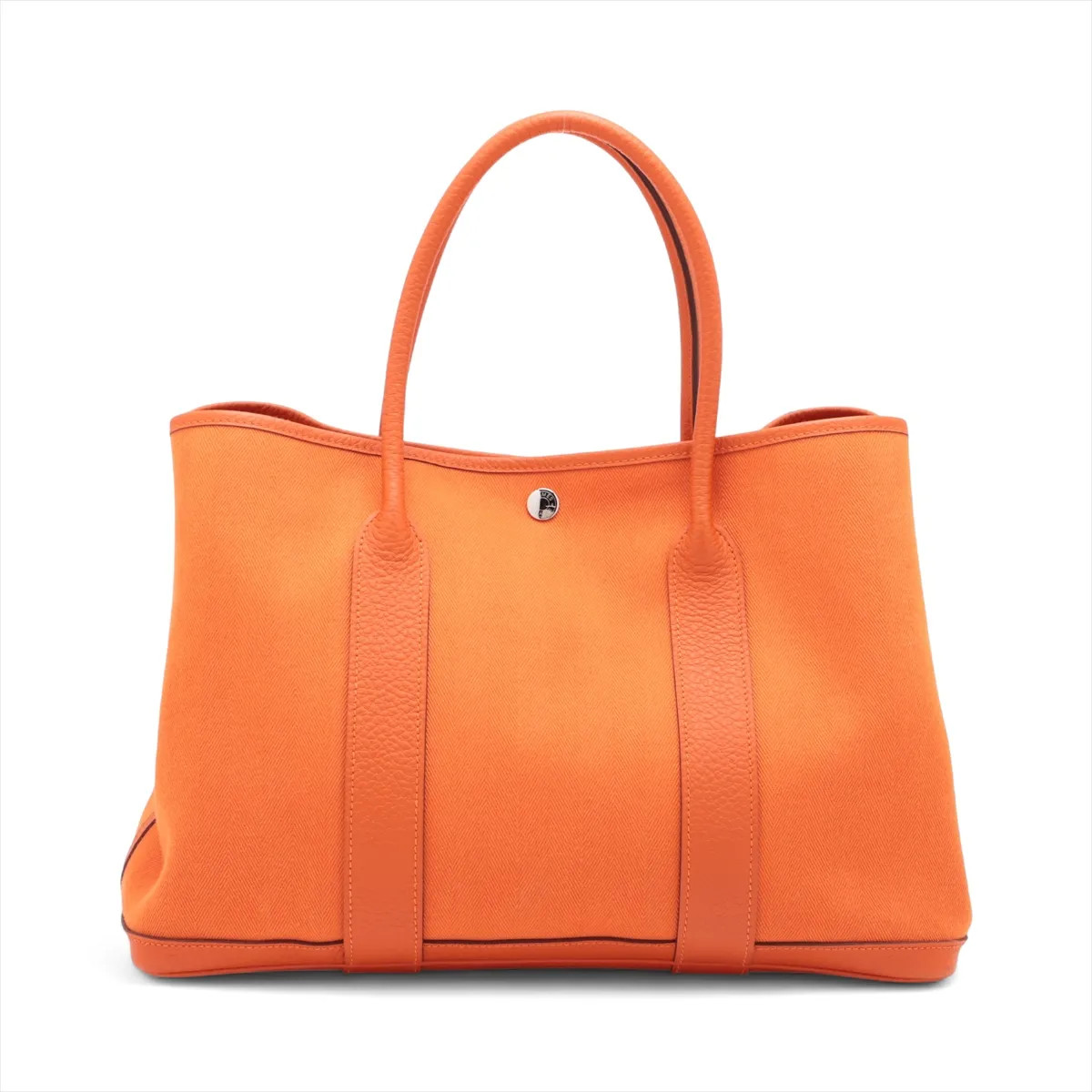 Hermès garden party 36 PM Twirchevron x country Feu Gold Metal Fittings