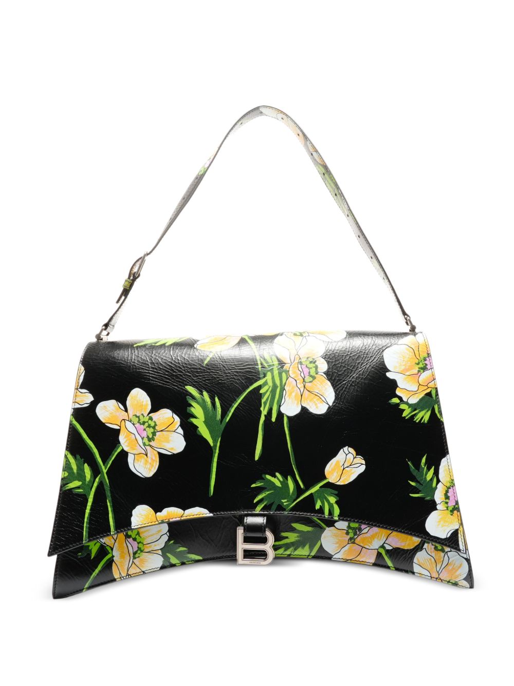 Balenciaga 2023 Clush L leather shoulder bag