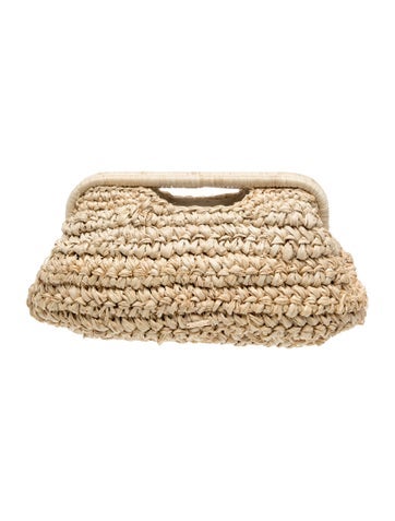 Straw Top Handle Bag