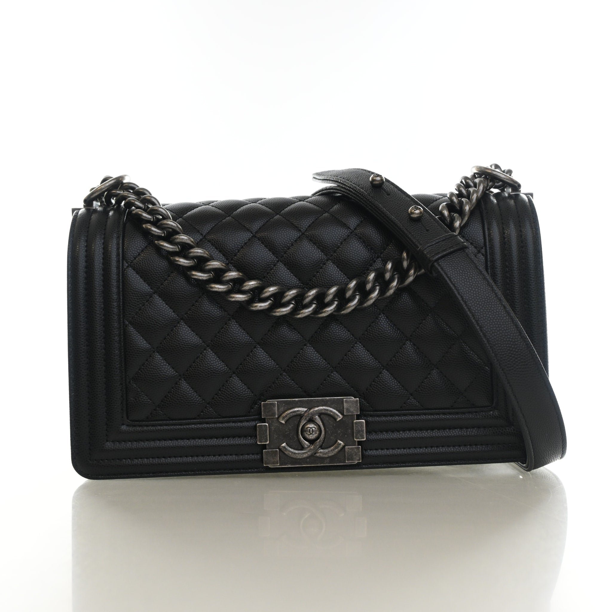 Chanel Medium Caviar Boy Bag