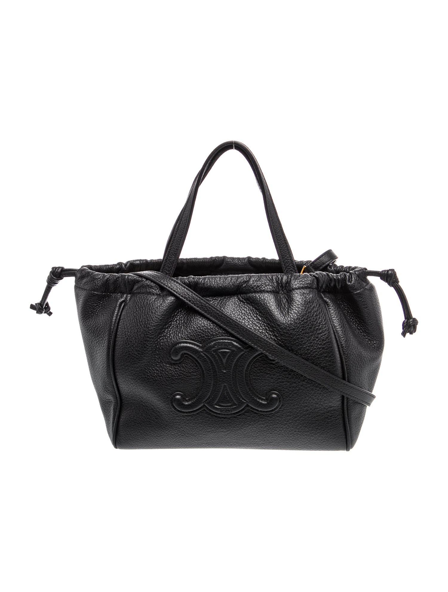 Leather Drawstring Cabas Small 2023