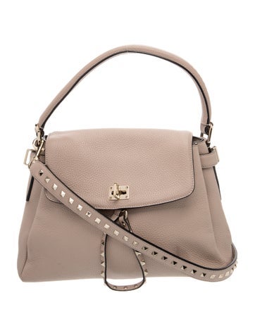 Rockstud Top Handle Bag