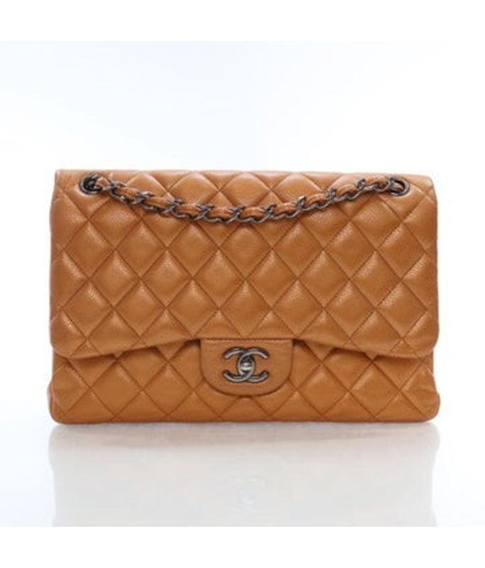 Chanel Interlocking Cc Classic Double Flap Bag Jumbo