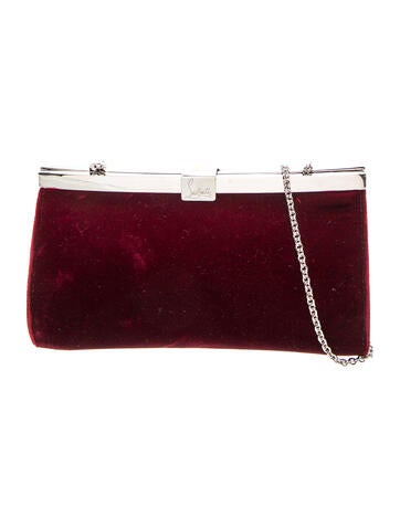 Christian Louboutin Velvet Clutch