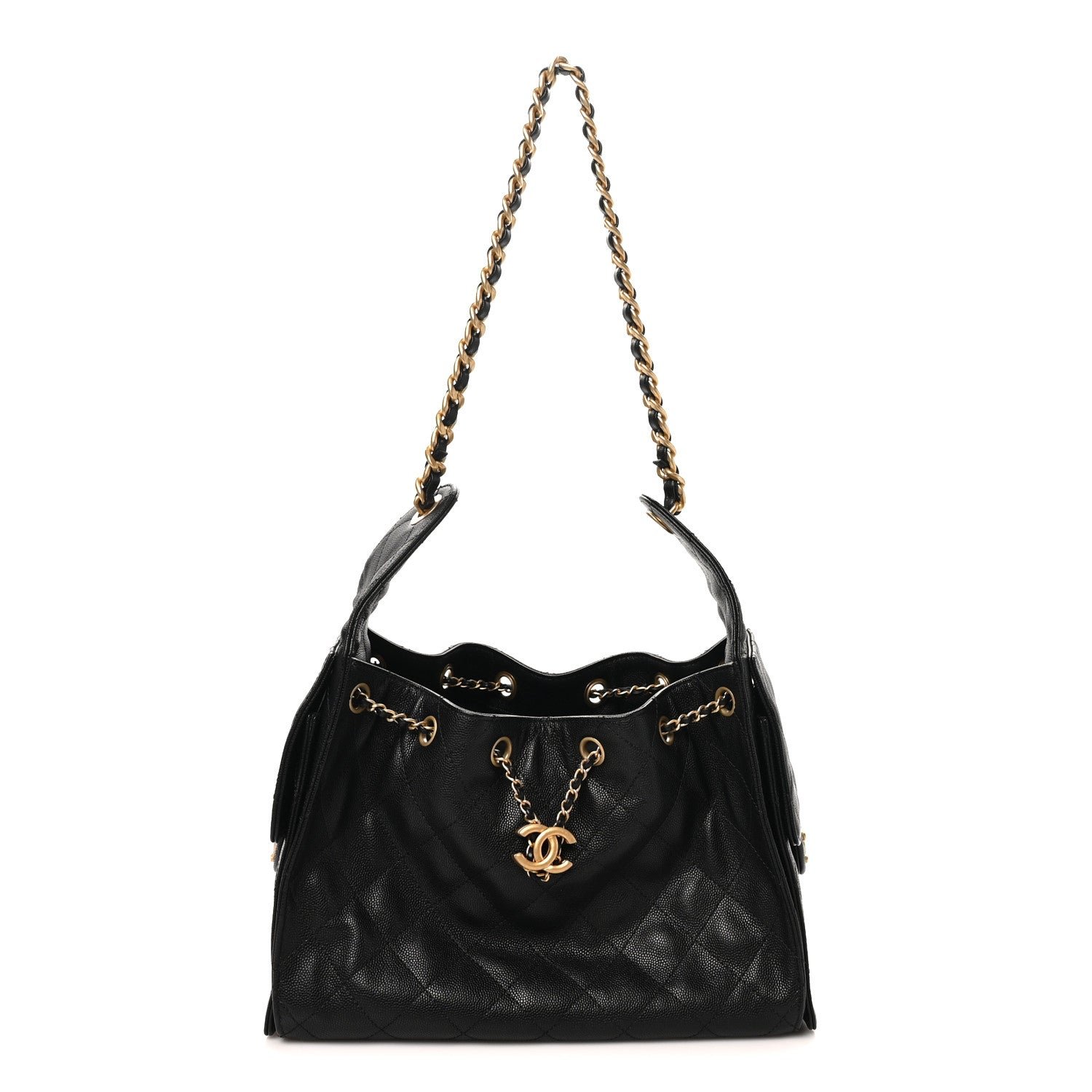 Chanel Caviar Quilted Small Chanel 25 Handbag Black