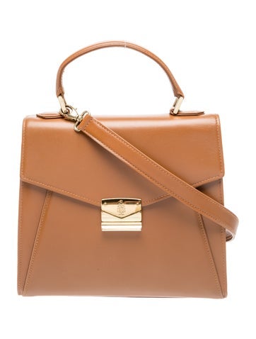 Leather Top Handle Bag