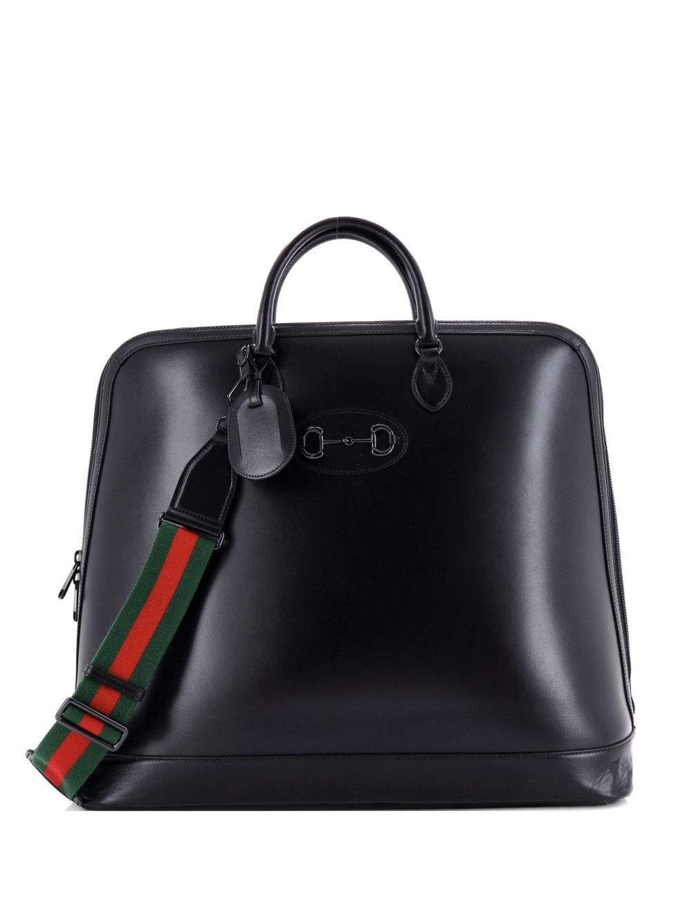 Horsebit 1955 Web Duffle Bag Leather Large travel bag