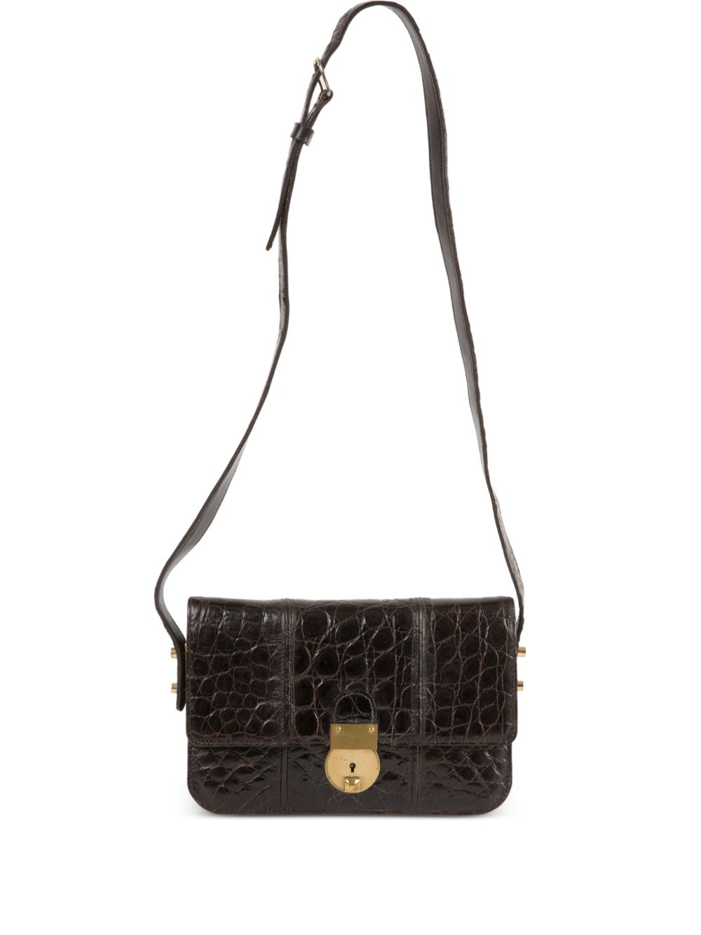 1960s leather cross body bag