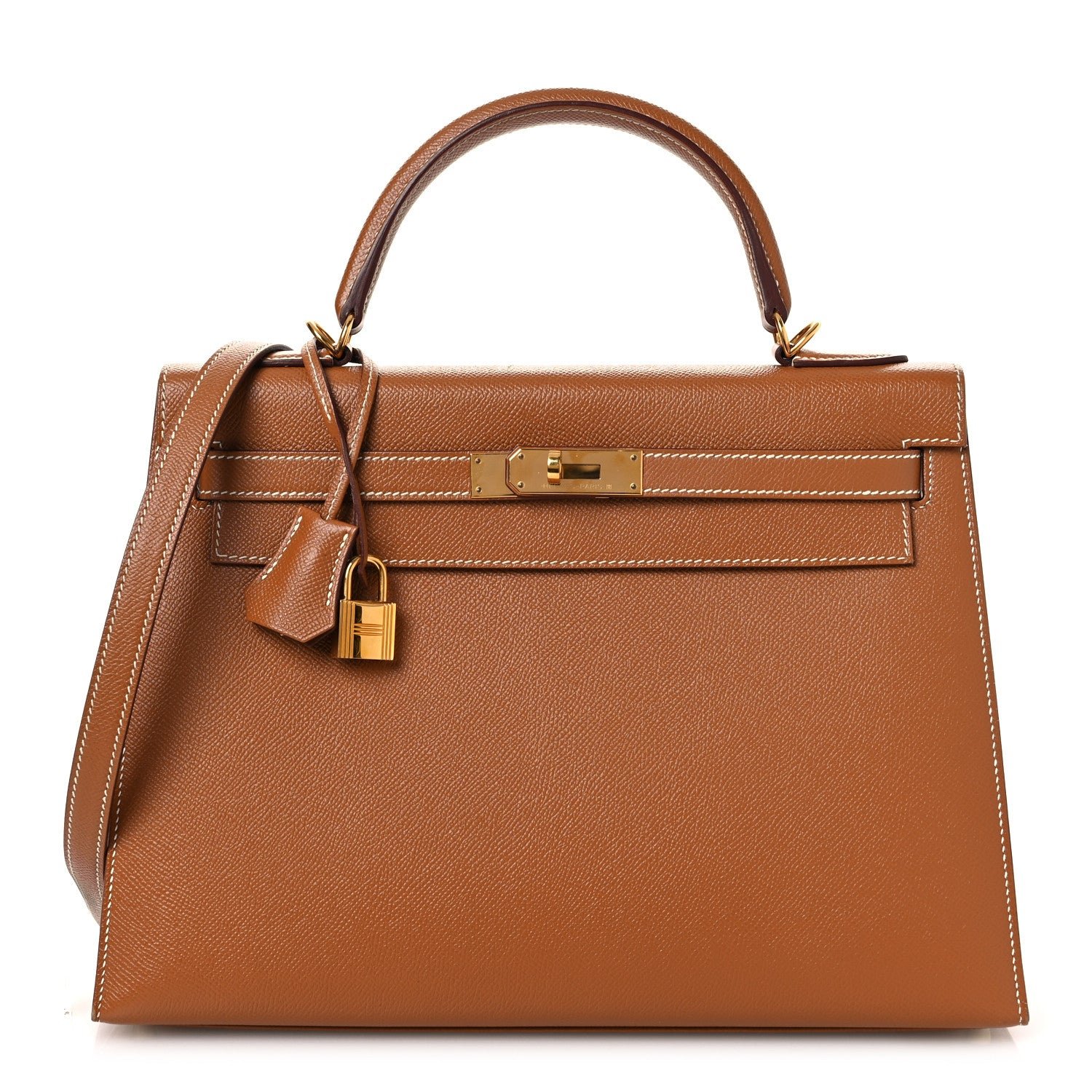 Hermes Epsom Kelly Sellier 32 Gold