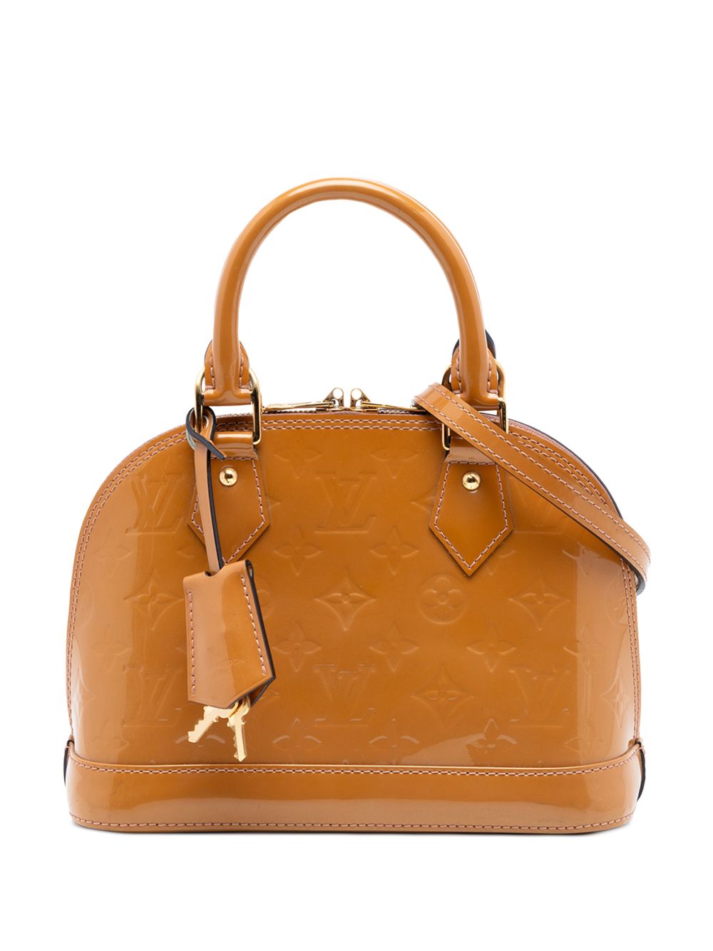 2013 Monogram Vernis Alma BB satchel