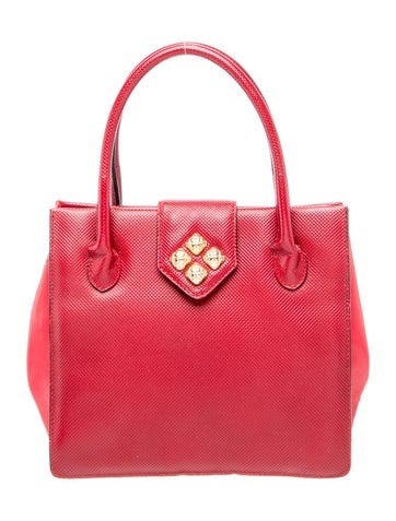 Leather Top Handle Bag Vintage