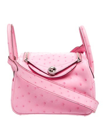 Hermes 2024 Ostrich Mini Lindy 20