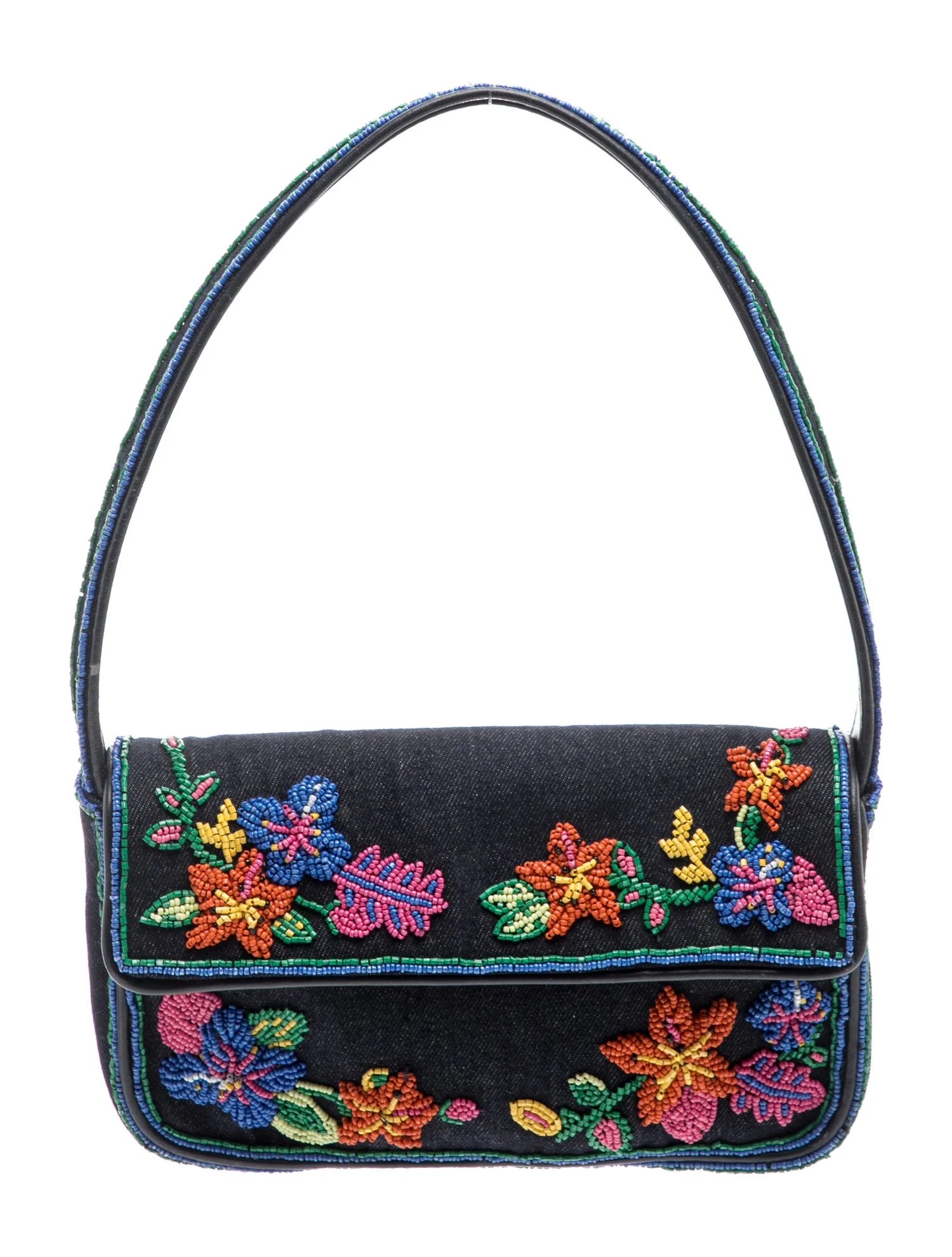 Staud Denim Shoulder Bag