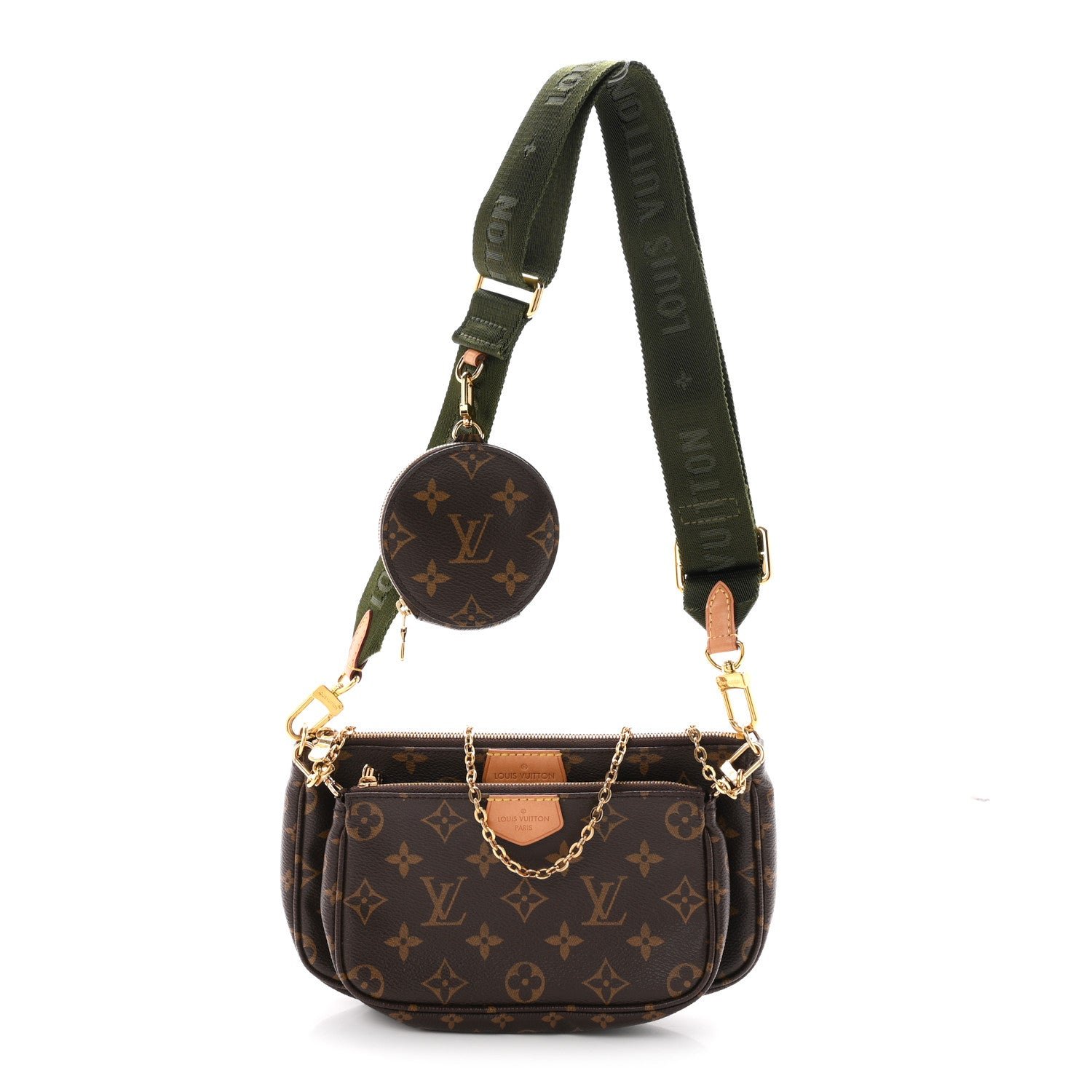 Louis Vuitton Monogram Multi Pochette Accessories Kaki