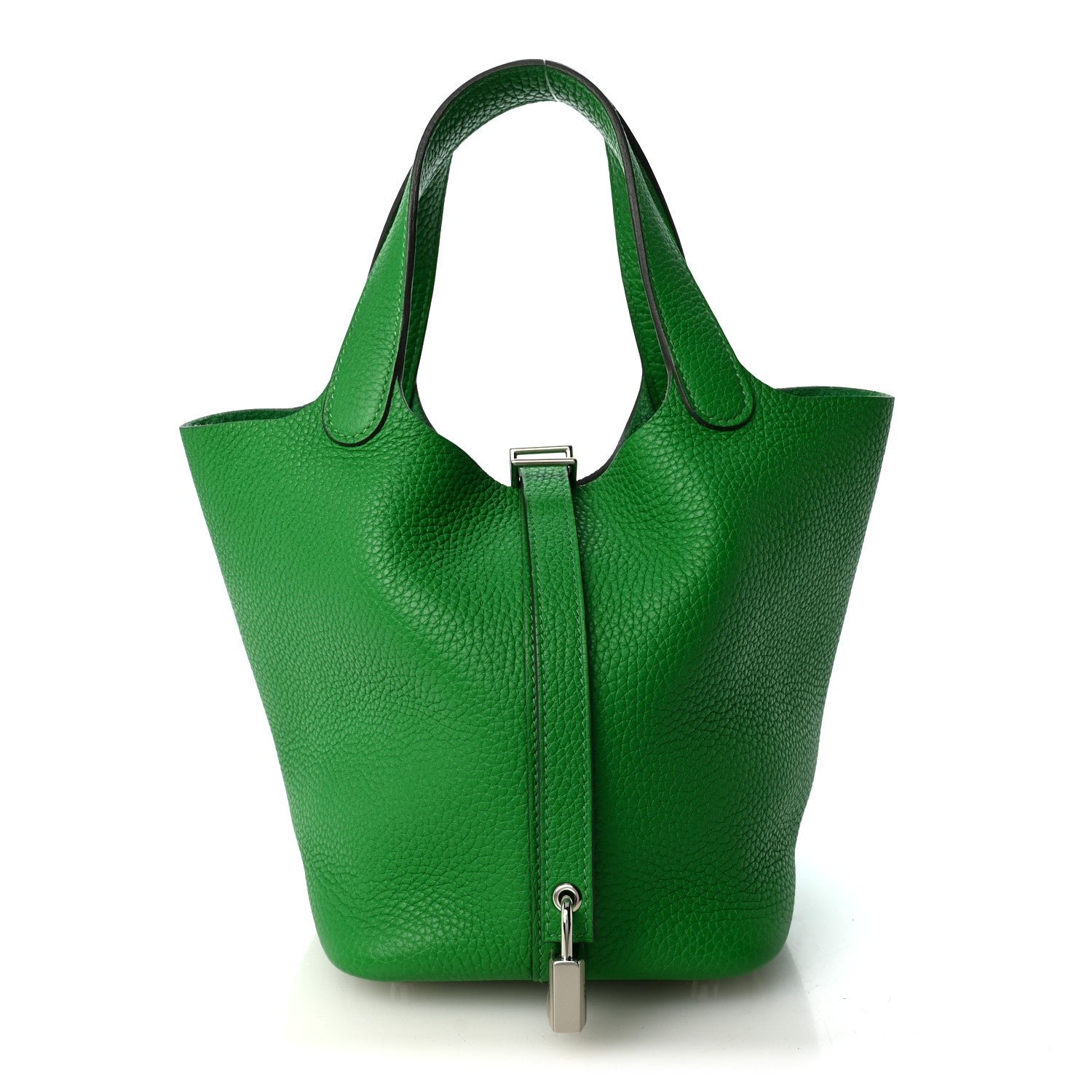 Hermes Taurillon Clemence Picotin Lock 18 PM Bambou