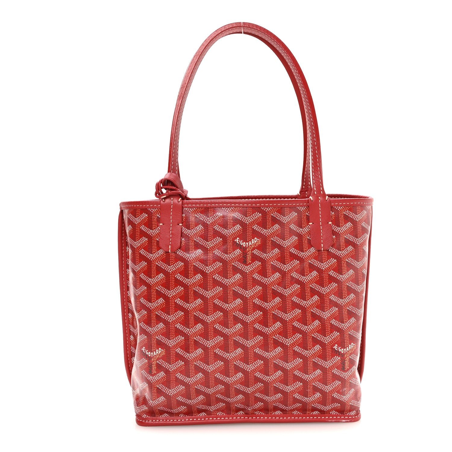 Goyard Goyardine Reversible Mini Anjou Red