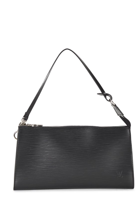 Black Epi Pochette Accessoires