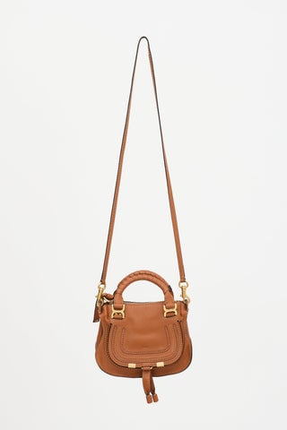 Leather Mini Marcie Double Bag