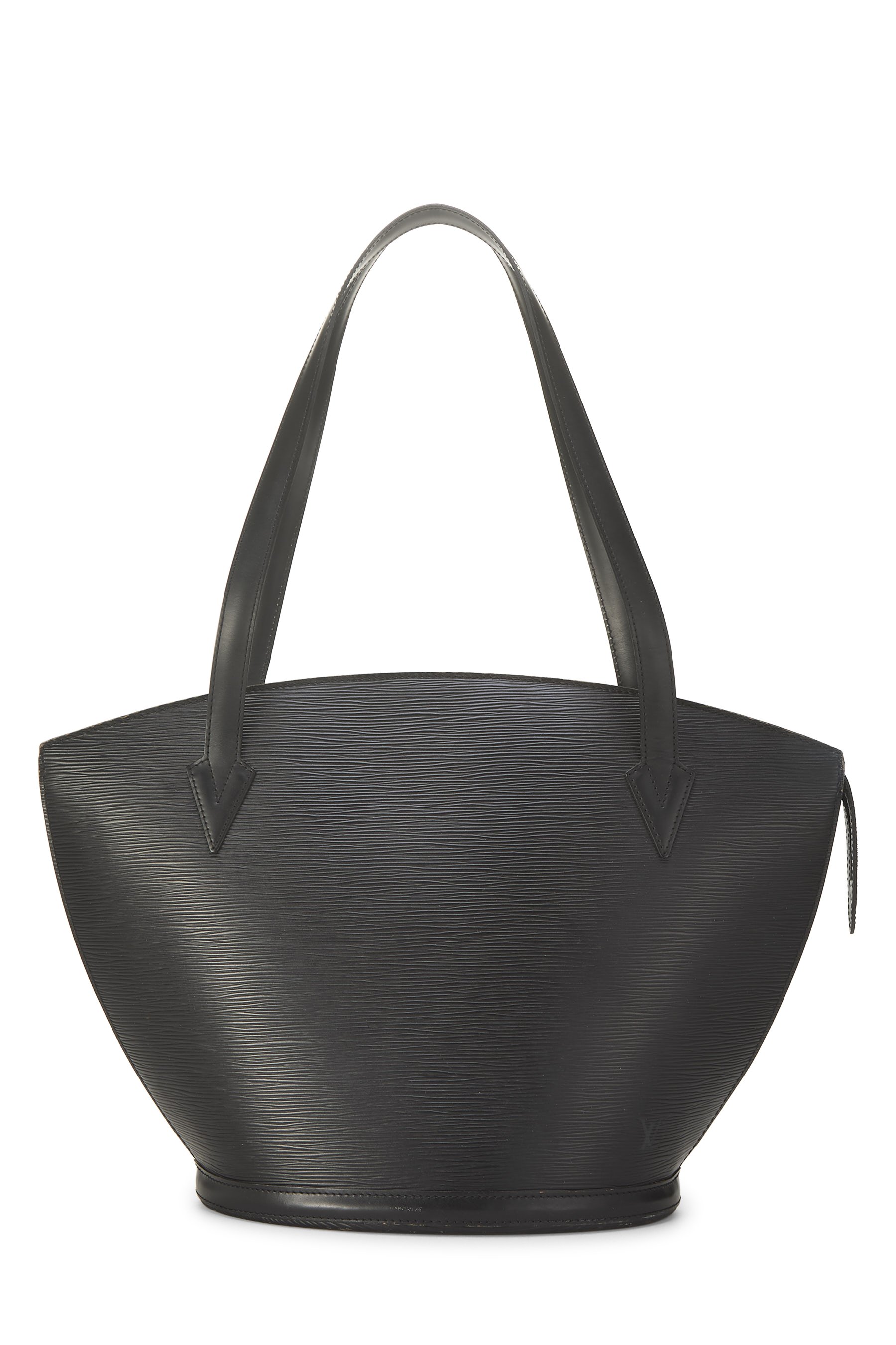 Black Epi St Jacques Shopping Tote