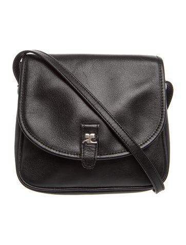 Courreges Leather Shoulder Bag
