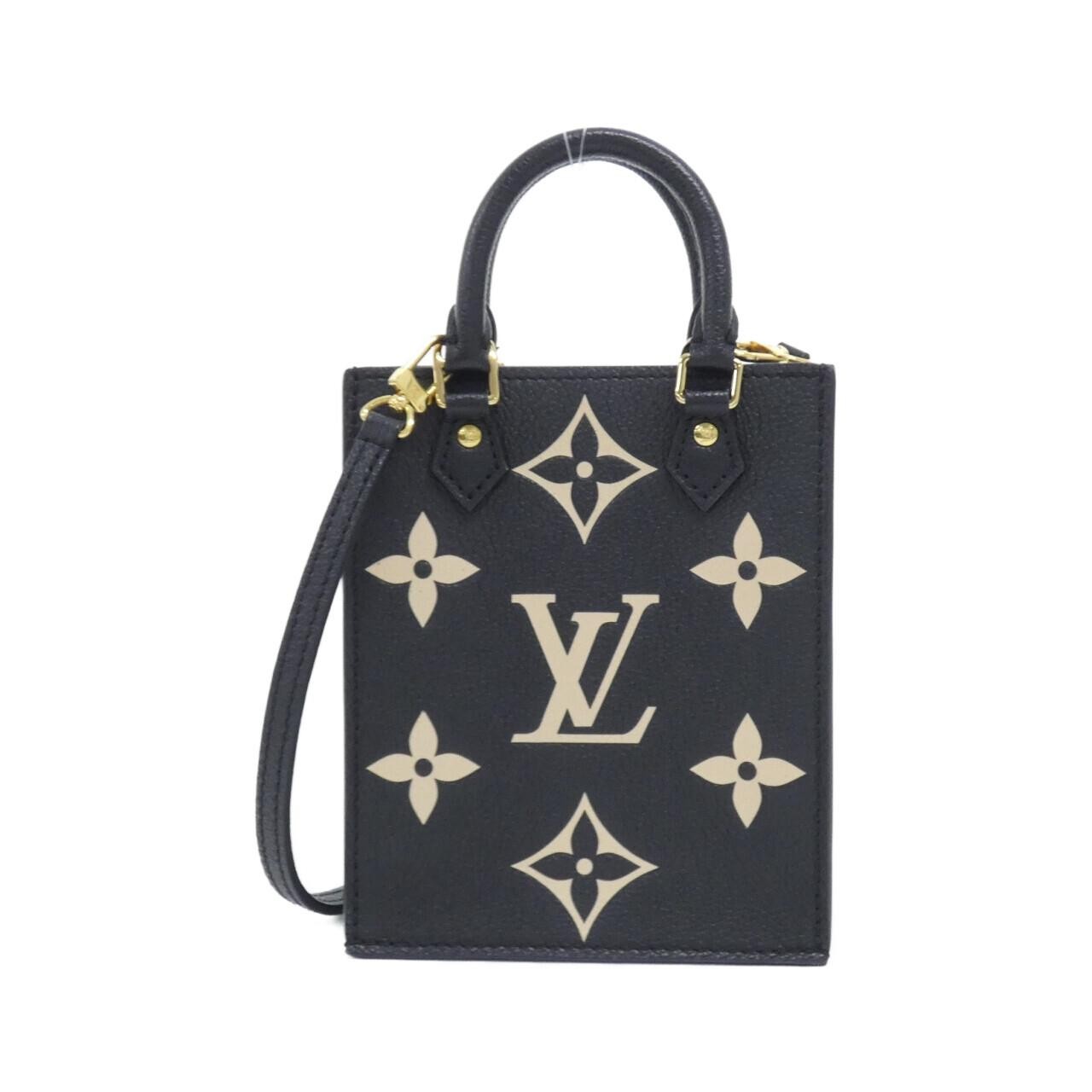 Louis Vuitton Two-Tone Monogram Empreinte Petite Sac Plat Shoulder...