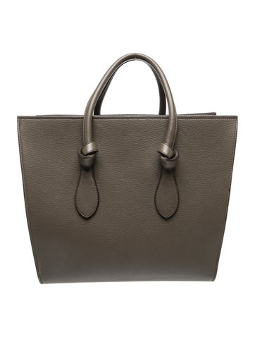 Leather Tie Tote Medium