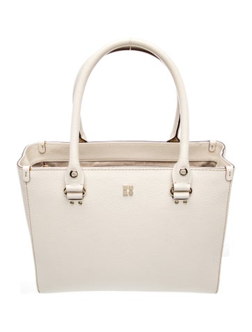 Leather Top Handle Bag