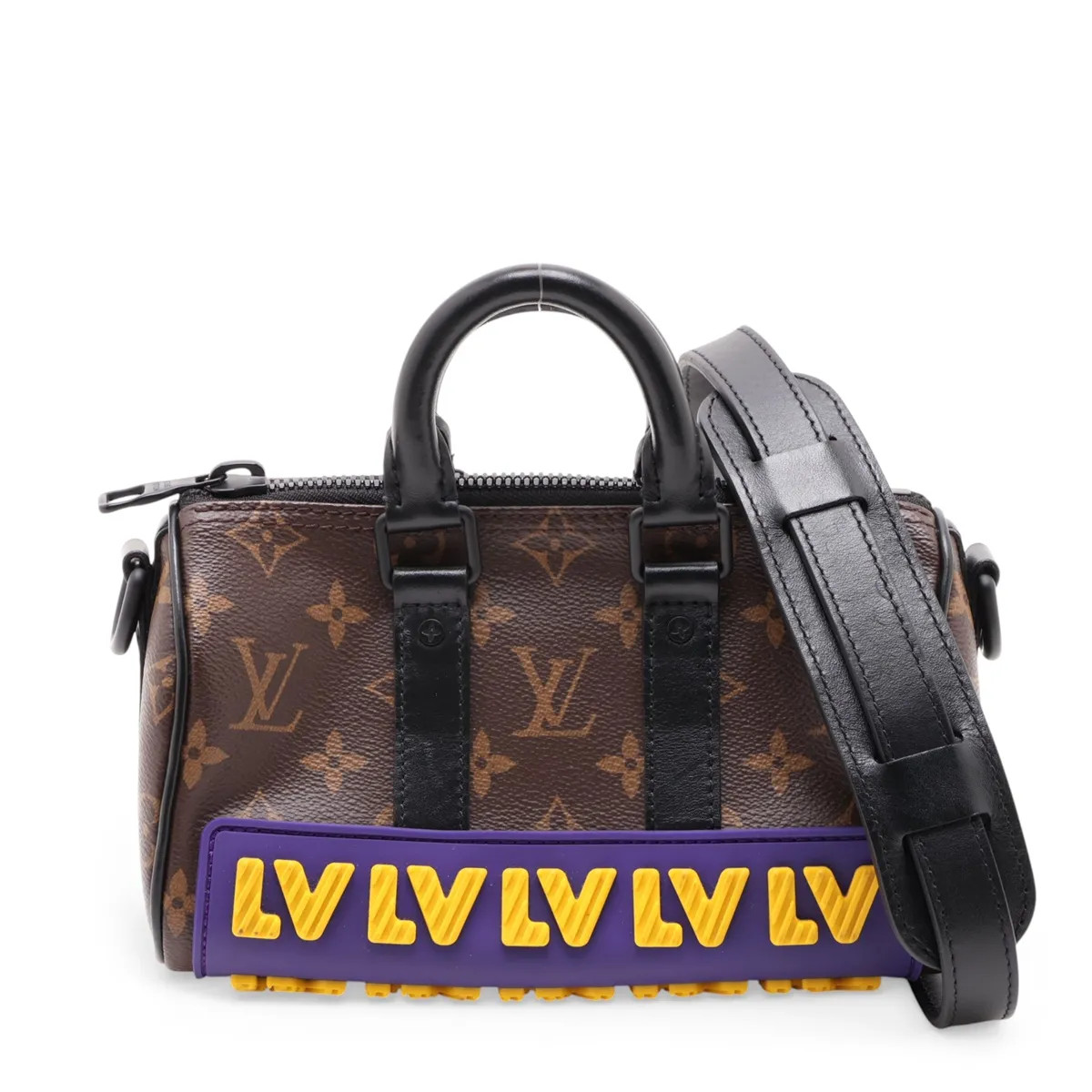 Louis Vuitton Monogram LV rubber Keepall XS M45788 Brown There was an RFID respo
