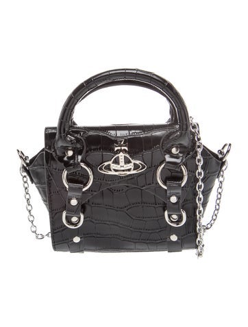 Leather Top Handle Bag
