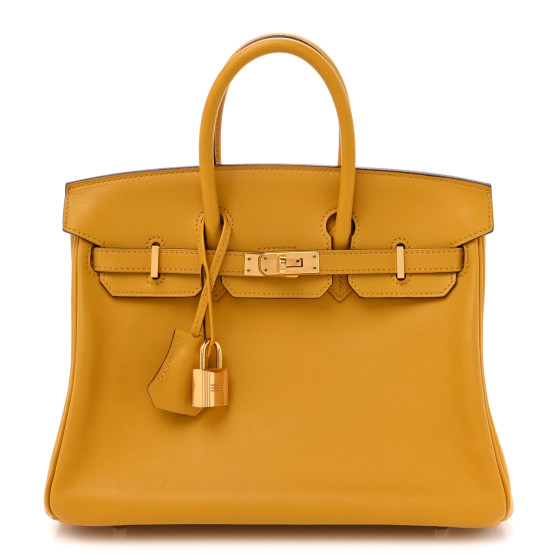Hermes Swift Birkin 25 Jaune Ambre