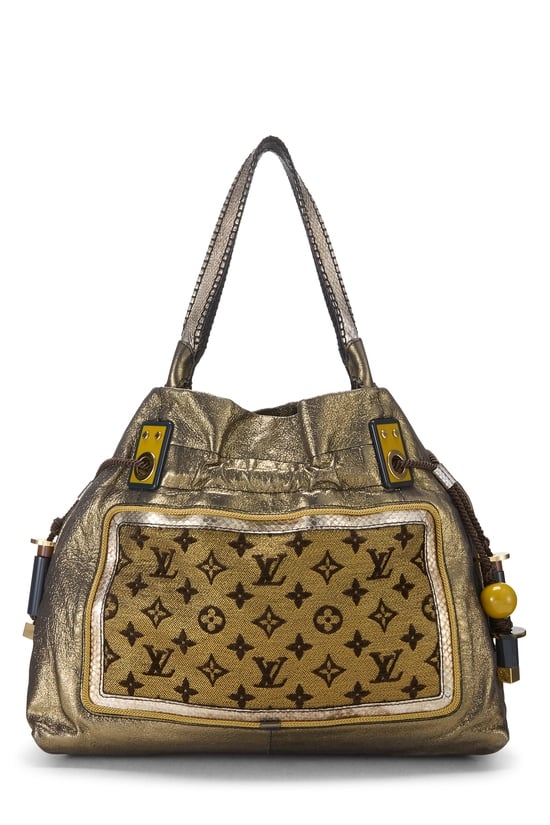 Gold Leather Lurex Sunbird