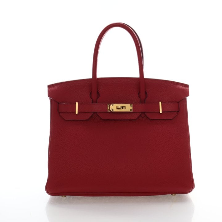 Hermes Rouge Garance Clemence Birkin 30