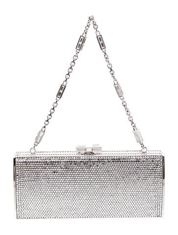 Judith Leiber Crystal Top Handle Bag