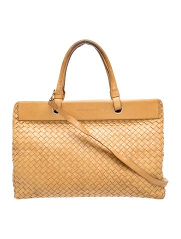 Intrecciato Top Handle Bag Vintage