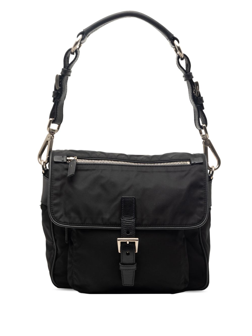 2013-2025 Saffiano Trimmed Tessuto shoulder bag