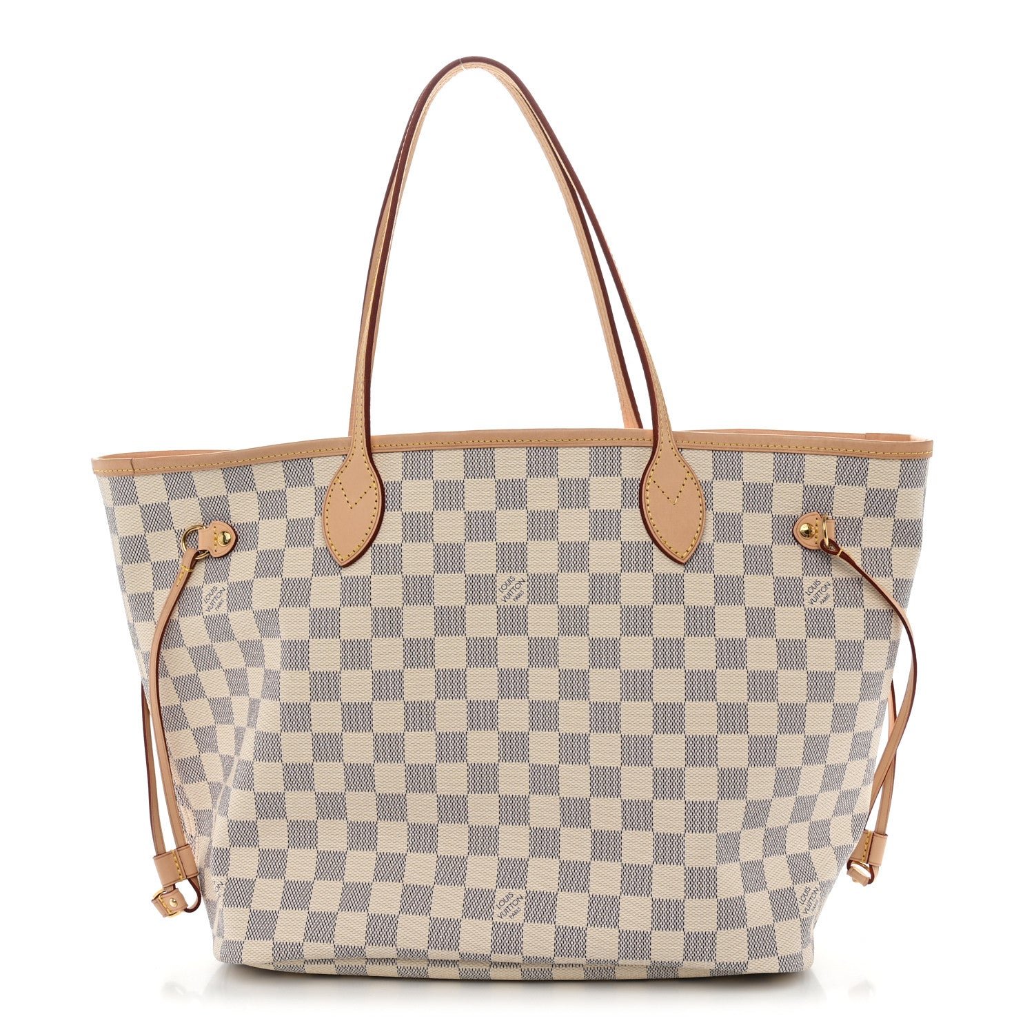 Louis Vuitton Damier Azur Neo Neverfull MM Rose Ballerine