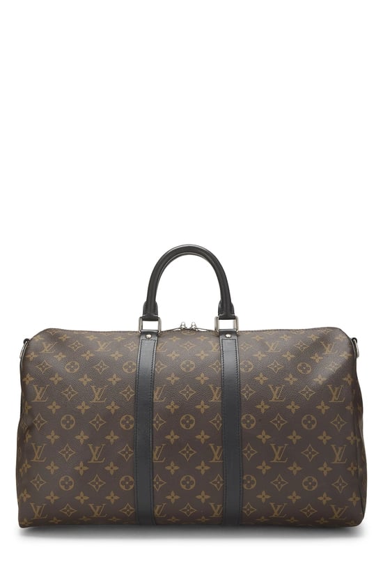 Louis Vuitton Monogram Macassar Keepall Bandouliere 45
