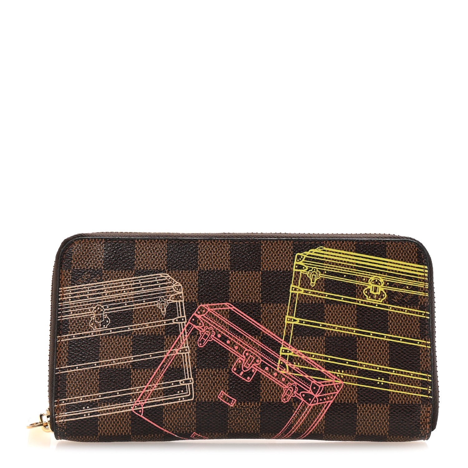 Louis Vuitton Damier Ebene 2014 Christmas Animation Zippy Wallet