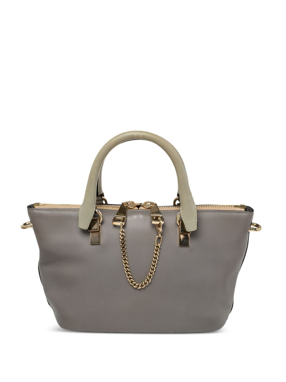 Chloe Bailey rolled-handles chain tote bag