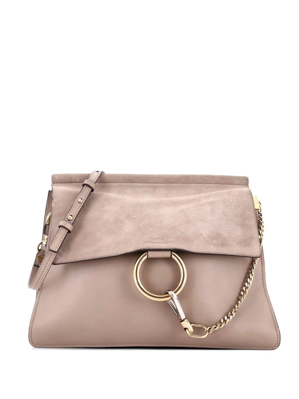 Faye Leather and Suede Medium shoulder bag