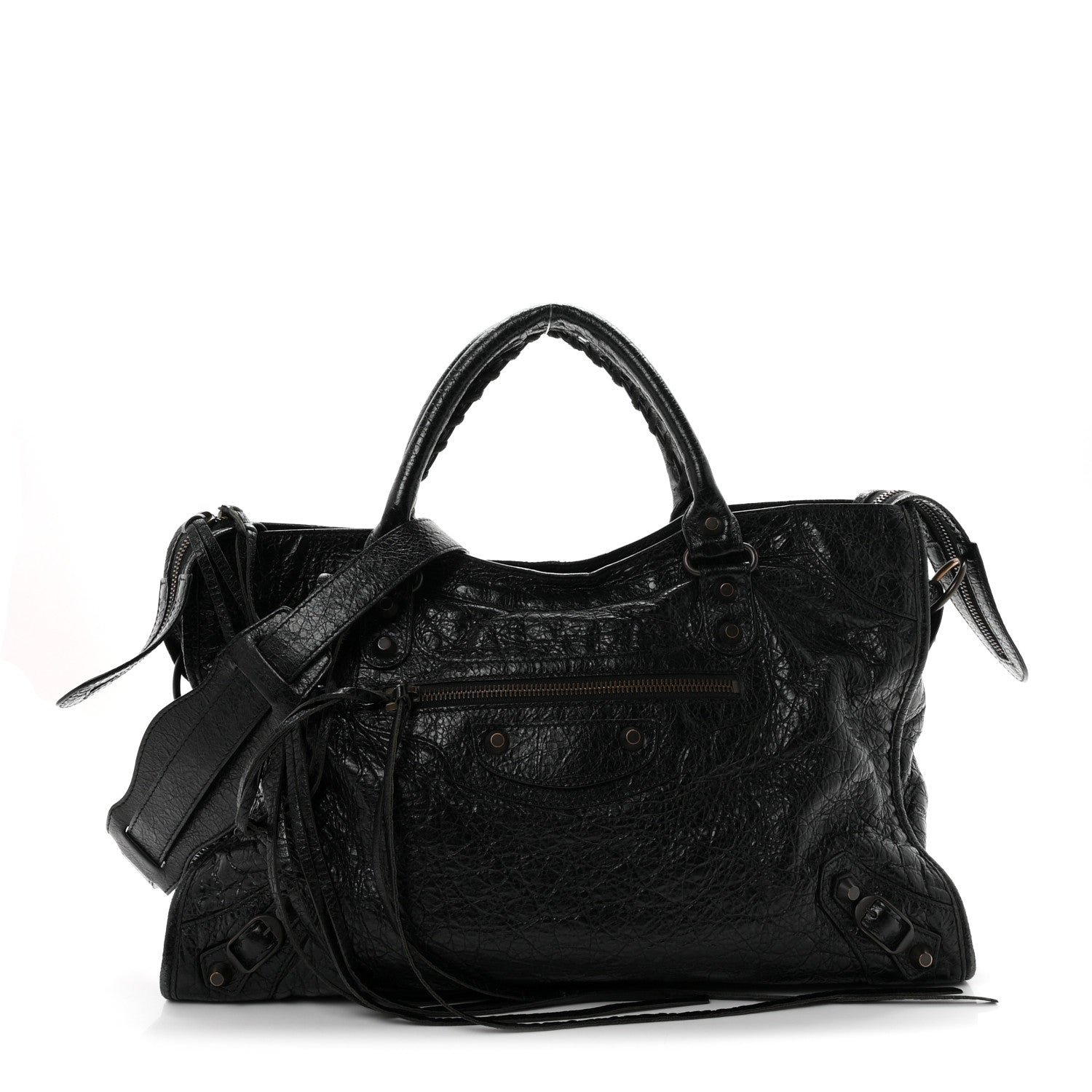 Balenciaga Agneau Classic Hardware City Black