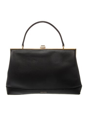 Leather Top Handle Bag