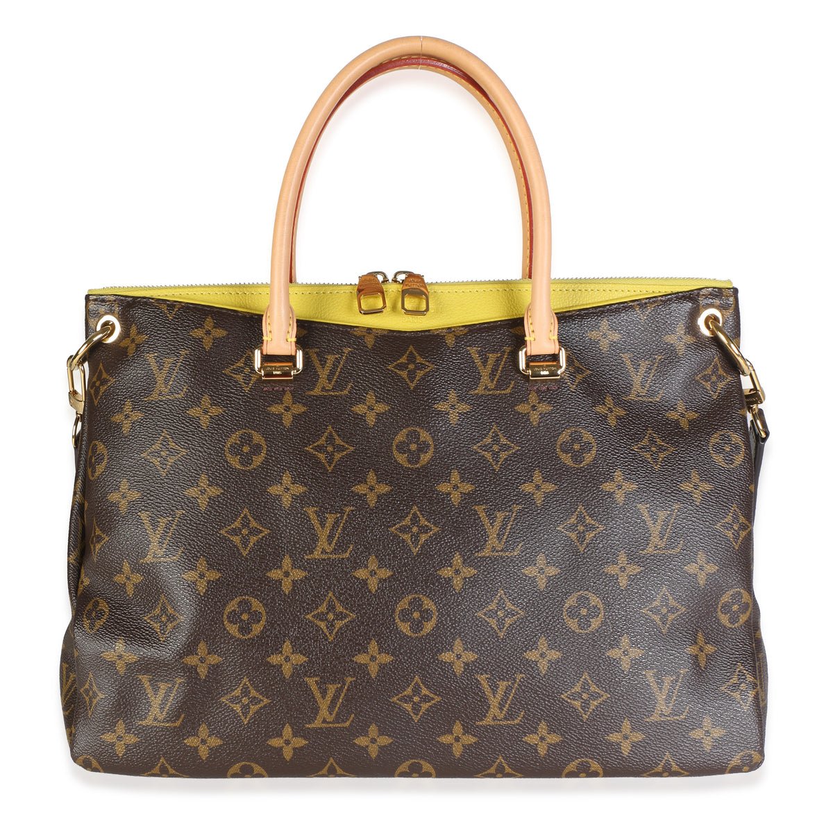 Pistache Monogram Canvas Pallas MM