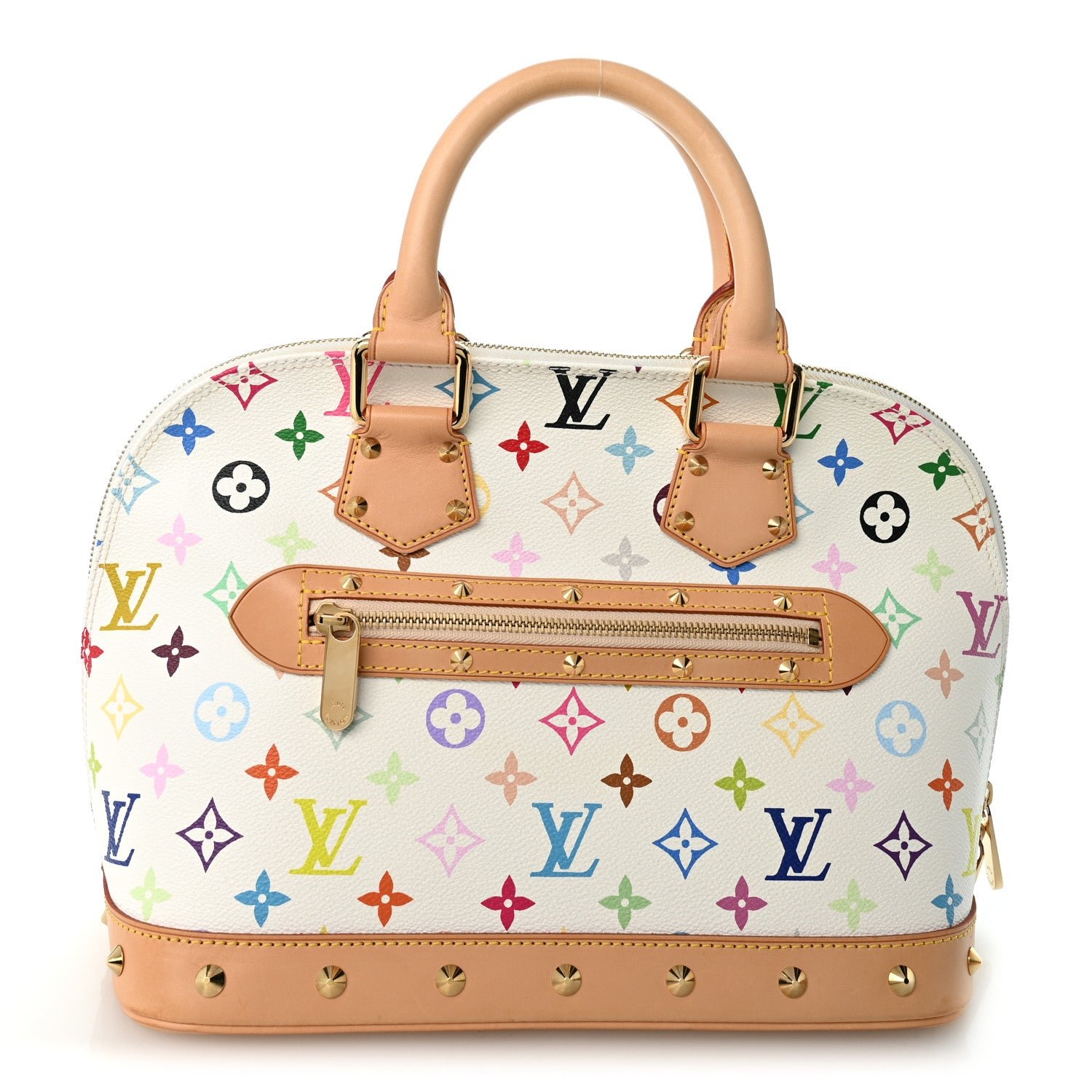 Louis Vuitton Monogram Multicolor Alma White