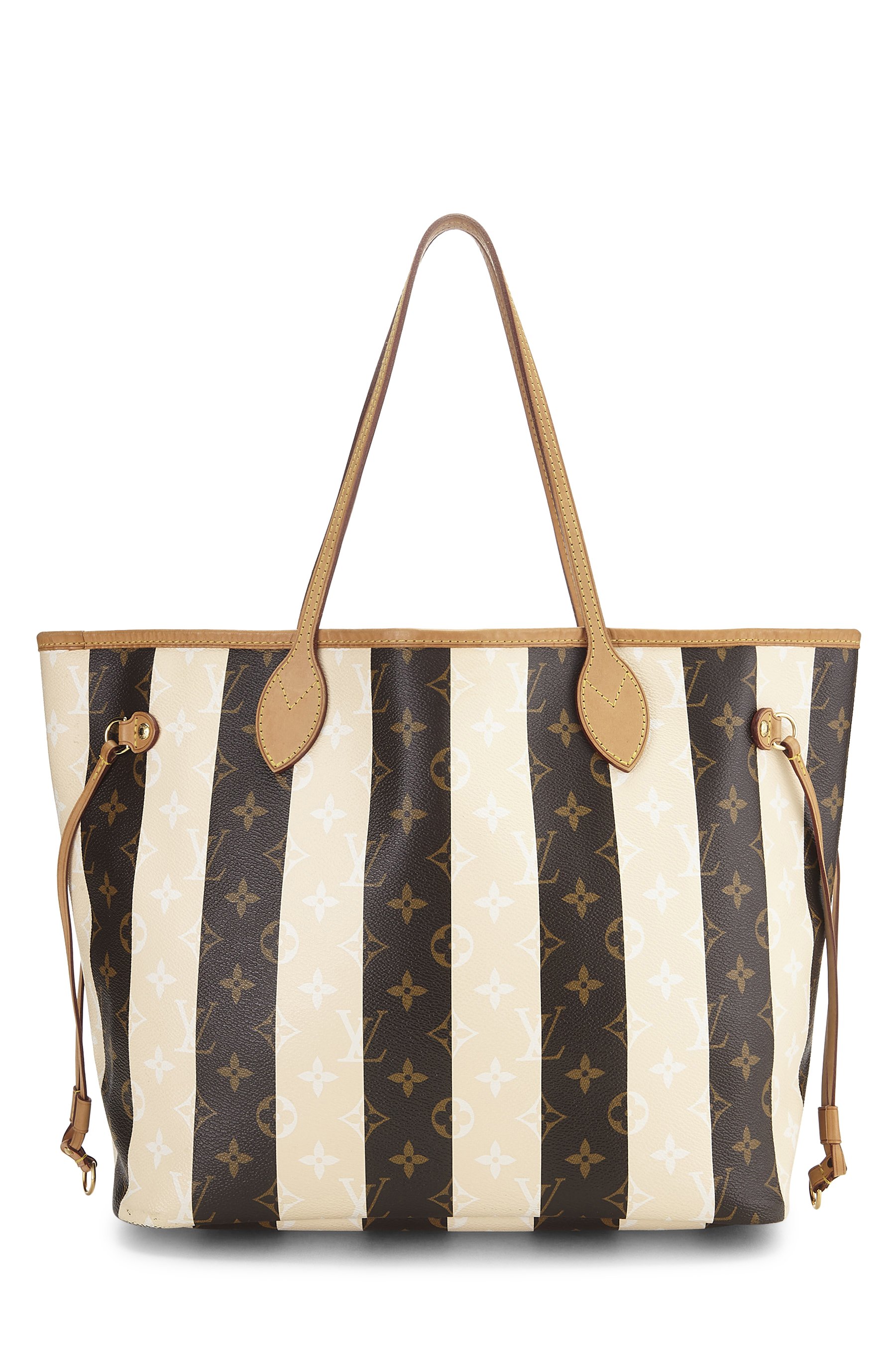 Monogram Canvas Cream Rayures Neverfull MM