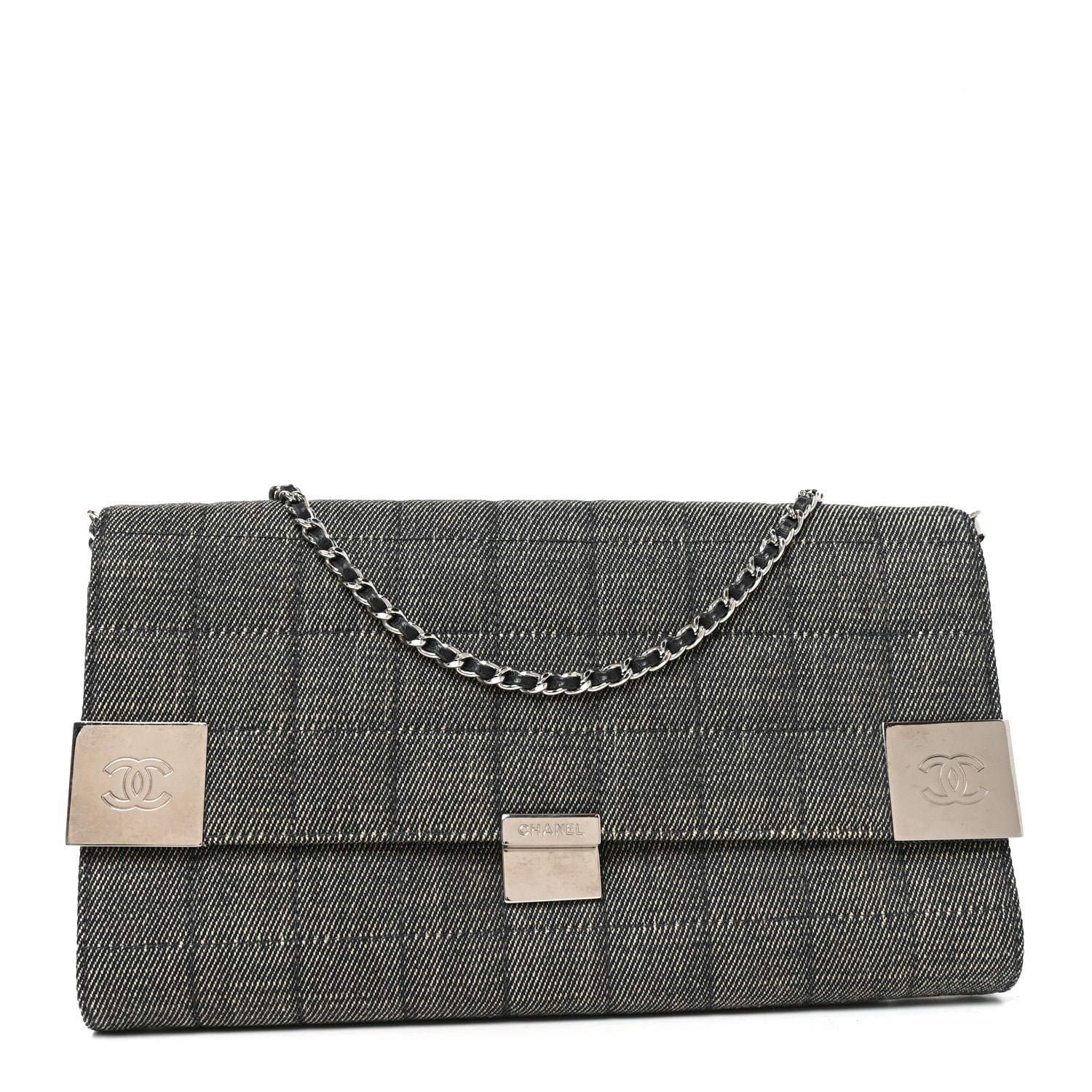 Chanel Denim Chocolate Bar Flap