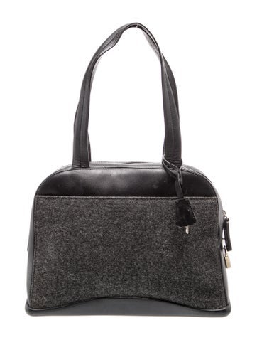 Wool Shoulder Bag Vintage